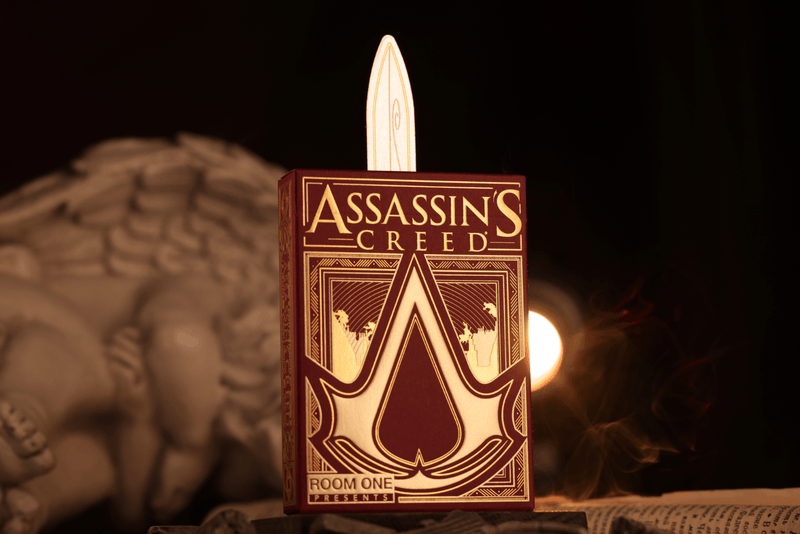 Assassin's Creed Legacy Ver. II Playing Cards - Garnet Hidden Blade Edition (Pre-Order)