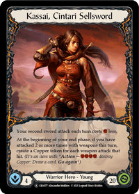 Kassai, Cintari Sellsword [U-CRU077] (Crucible of War Unlimited) Unlimited Rainbow Foil - POKÉ JEUX