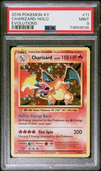 CHARIZARD #11 PSA 9 Cert #73659036