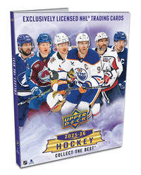 Upper Deck Hockey 2025-26 Series 1 Starter Kit Binder + 12 Cards Pack