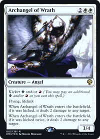 Archange de la colère [Promotions avant-première de Dominaria United] 
