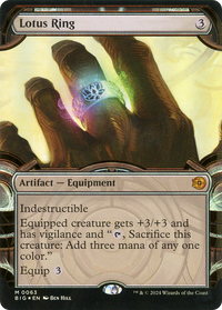 Lotus Ring (Showcase) (Raised Foil) [Outlaws of Thunder Junction: The Big Score]