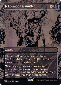 Ichormoon Gauntlet (Oil Slick Raised Foil) [Phyrexia: All Will Be One]