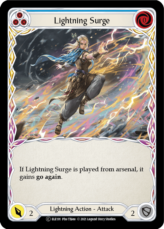 Lightning Surge (Blue) [U-ELE191] (Tales of Aria Unlimited) Unlimited Normal - POKÉ JEUX