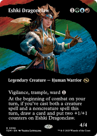 Eshki Dragonclaw (Borderless) (TDM-356) - Tarkir: Dragonstorm