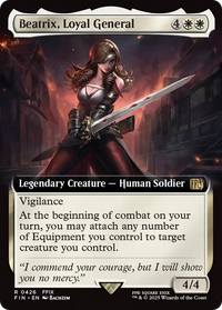 Beatrix, Loyal General (Extended Art) (FIN-426) - FINAL FANTASY Foil