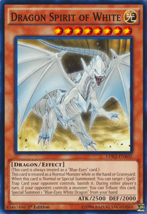 Dragon Spirit of White [LDK2-ENK02] Common - POKÉ JEUX