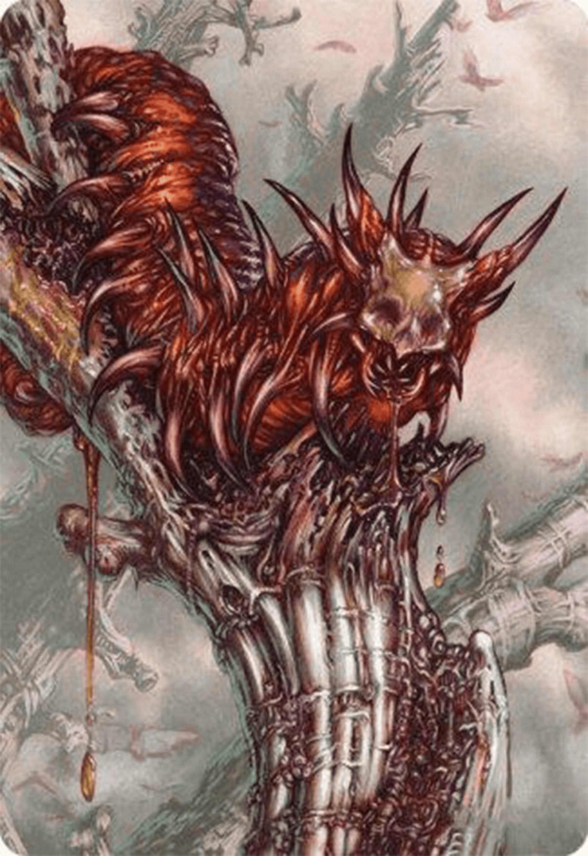 Grist, Voracious Larva Art Card [Modern Horizons 3 Art Series] - POKÉ JEUX