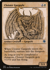 Cloister Gargoyle (Showcase) [Dungeons & Dragons: Adventures in the Forgotten Realms]