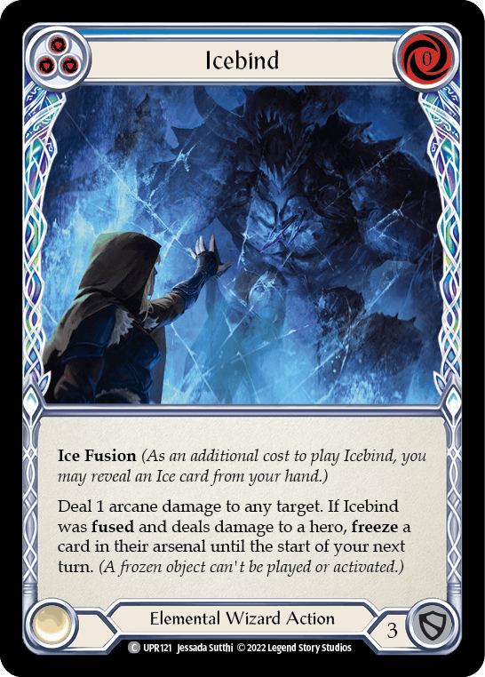 Icebind (Blue) [UPR121] (Uprising) Rainbow Foil - POKÉ JEUX