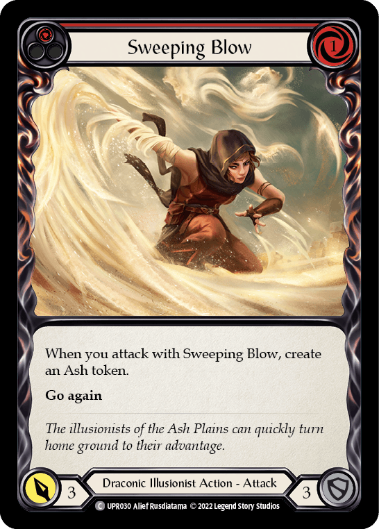 Sweeping Blow (Red) [UPR030] (Uprising) Rainbow Foil - POKÉ JEUX
