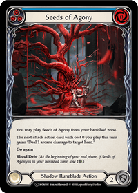 Seeds of Agony (Blue) [U-MON185-RF] (Monarch Unlimited) Unlimited Rainbow Foil - POKÉ JEUX