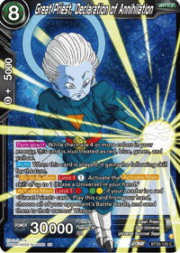 Great Priest, Declaration of Annihilation (BT20-120) [Power Absorbed] - POKÉ JEUX