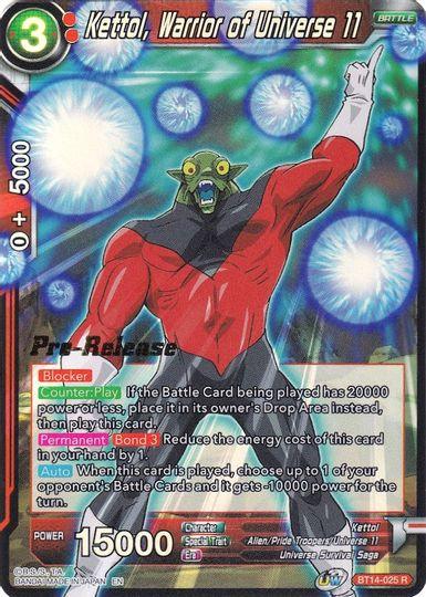 Kettol, Warrior of Universe 11 (BT14-025) [Cross Spirits Prerelease Promos] - POKÉ JEUX