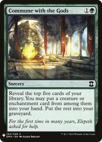 Commune with the Gods [Mystery Booster]