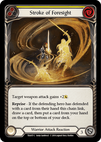 Stroke of Foresight (Yellow) [TEA017-C] (Dorinthea Hero Deck) 1st Edition Normal - POKÉ JEUX