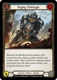 Raging Onslaught (Blue) [WTR190-C] (Welcome to Rathe) Alpha Print Normal - POKÉ JEUX