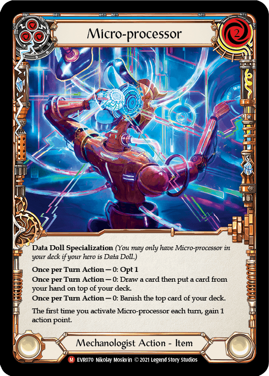 Micro-processor [EVR070] (Everfest) 1st Edition Rainbow Foil - POKÉ JEUX