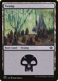Swamp (MH2-485) - Modern Horizons 2 Etched Foil