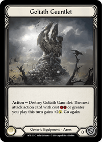 Goliath Gauntlet [WTR153-C] (Welcome to Rathe) Alpha Print Normal - POKÉ JEUX