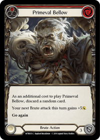 Primeval Bellow (Red) [WTR035-C] (Welcome to Rathe) Alpha Print Normal - POKÉ JEUX