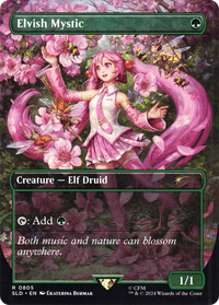 Elvish Mystic (SLD-805) - Secret Lair Drop Foil