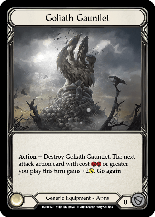 Goliath Gauntlet [BVO006-C] (Bravo Hero Deck) 1st Edition Normal - POKÉ JEUX