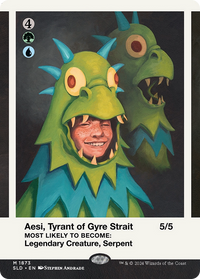 Aesi, Tyrant of Gyre Strait (SLD-1873) - Secret Lair Drop Series