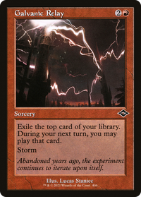 Galvanic Relay (MH2-406) - Modern Horizons 2 Etched Foil