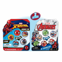 MARVEL - 5pk HI BOUNCER BALL ASST — LOT × 24 (Special Order)