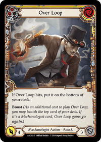 Over Loop (Yellow) [ARC021-C] (Arcane Rising) 1st Edition Normal - POKÉ JEUX