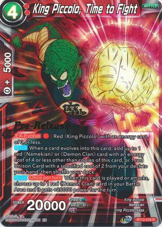 King Piccolo, Time to Fight (BT12-018) [Vicious Rejuvenation Prerelease Promos] - POKÉ JEUX