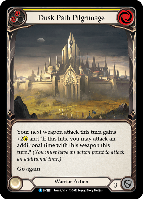 Dusk Path Pilgrimage (Yellow) [MON111] (Monarch) 1st Edition Normal - POKÉ JEUX