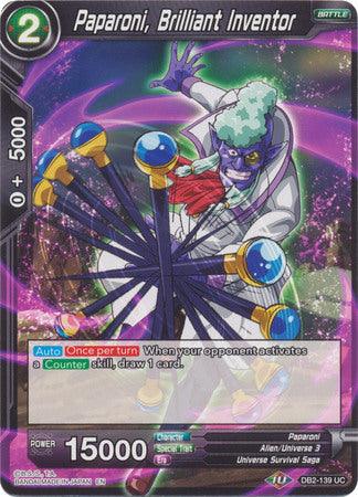 Paparoni, Brilliant Inventor (DB2-139) [Divine Multiverse] - POKÉ JEUX