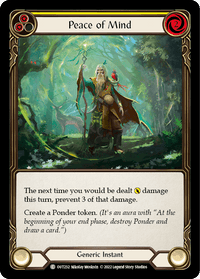 Peace of Mind (Yellow) [OUT232] (Outsiders) Rainbow Foil - POKÉ JEUX