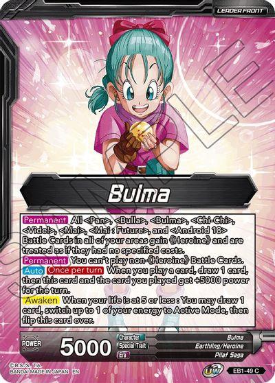 Bulma // Bulma, Life of a Heroine (EB1-49) [Battle Evolution Booster] - POKÉ JEUX