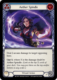 Aether Spindle (Blue) [ARC128-R] (Arcane Rising) 1st Edition Normal - POKÉ JEUX
