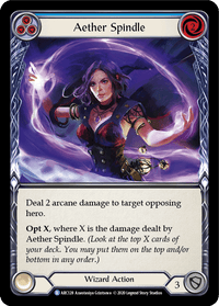 Aether Spindle (Blue) [U-ARC128] (Arcane Rising Unlimited) Unlimited Normal - POKÉ JEUX