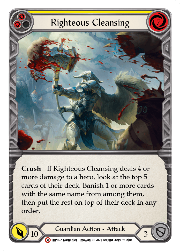 Righteous Cleansing [1HP052] (History Pack 1) - POKÉ JEUX