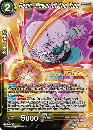 Rasin, Power of the Tree (BT15-112) [Saiyan Showdown Prerelease Promos] - POKÉ JEUX