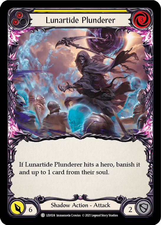 Lunartide Plunderer (Yellow) [LEV024] (Monarch Levia Blitz Deck) - POKÉ JEUX