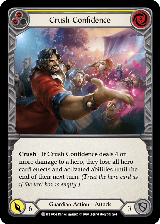 Crush Confidence (Yellow) [U-WTR064] (Welcome to Rathe Unlimited) Unlimited Normal - POKÉ JEUX