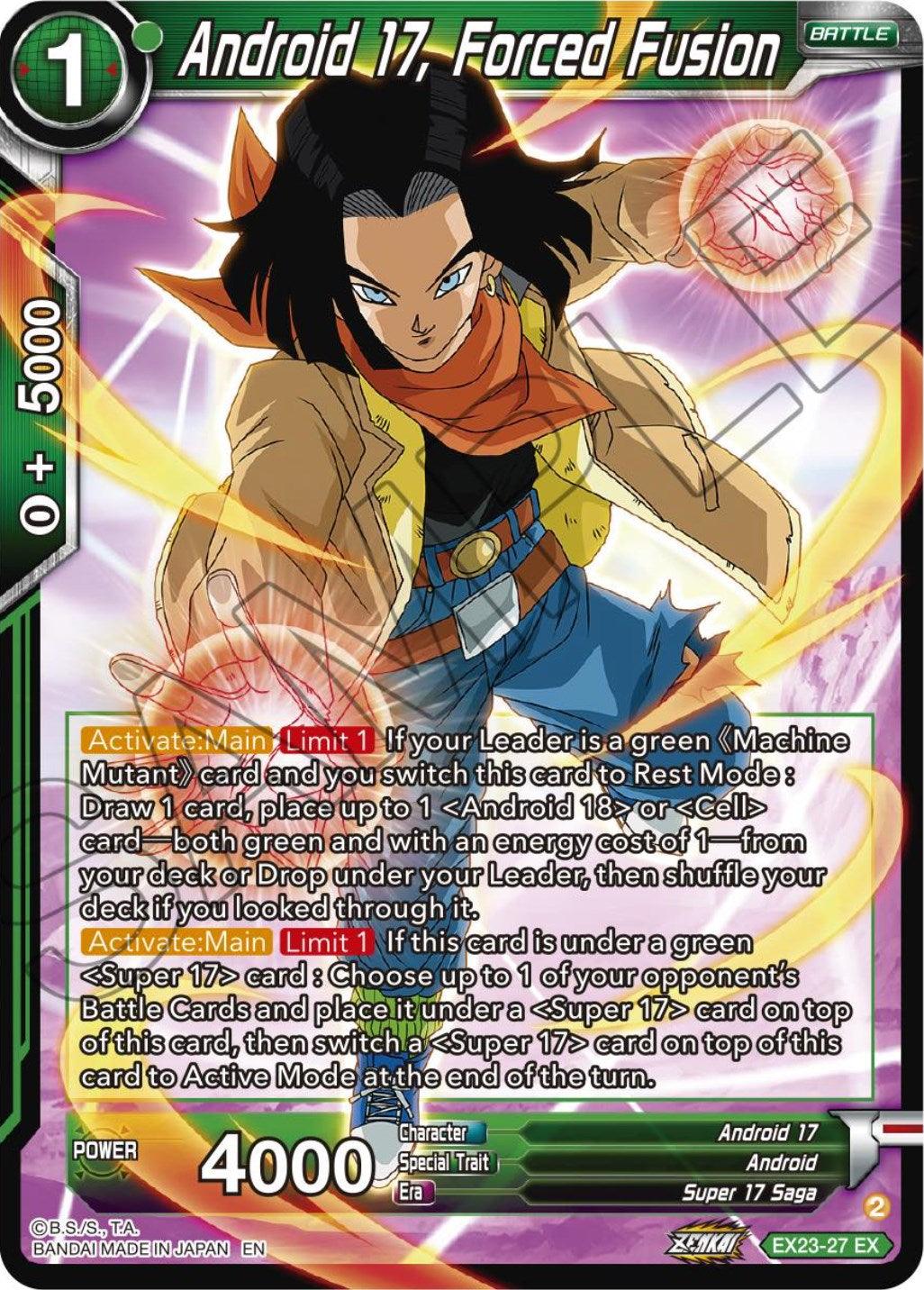 Android 17, Forced Fusion (EX23-27) [Ultimate Deck 2023] - POKÉ JEUX