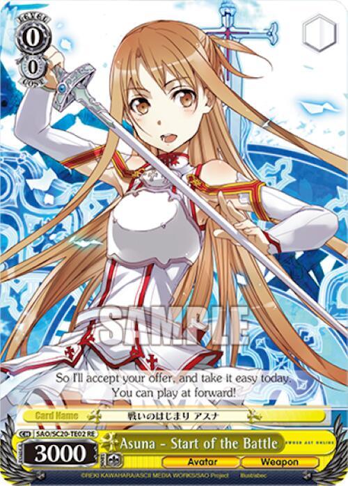 Asuna - Start of the Battle (TD) [Sword Art Online Chronicle Set] - POKÉ JEUX