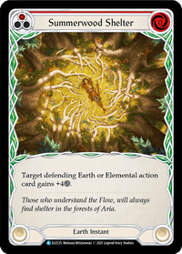 Summerwood Shelter (Red) [ELE125] (Tales of Aria) 1st Edition Rainbow Foil - POKÉ JEUX