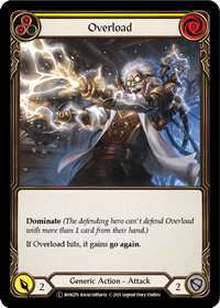 Overload (Yellow) [U-MON276-RF] (Monarch Unlimited) Unlimited Rainbow Foil - POKÉ JEUX
