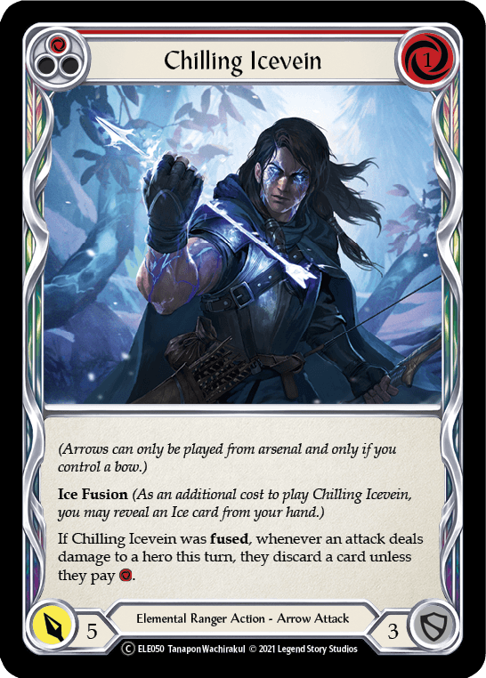 Chilling Icevein (Red) [U-ELE050] (Tales of Aria Unlimited) Unlimited Normal - POKÉ JEUX
