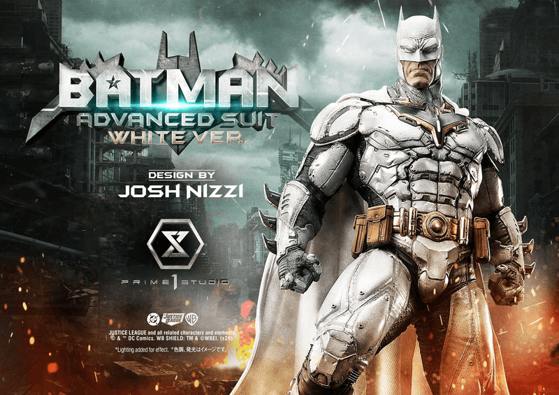 Ultimate Museum Masterline Justice League (Comics) Batman Advanced Suit White Ver. (Design By Josh Nizzi) (Pre-Order)