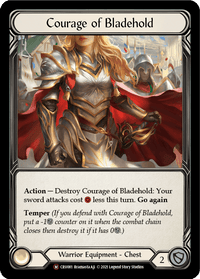 Courage of Bladehold [U-CRU081] (Crucible of War Unlimited) Unlimited Normal - POKÉ JEUX