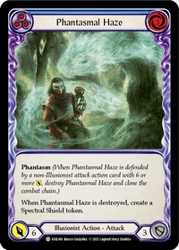 Phantasmal Haze (Blue) [EVR149] (Everfest) 1st Edition Rainbow Foil - POKÉ JEUX